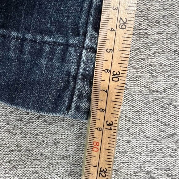 Simply Vera Wash Jeans Women 8 Blue Wide Leg Dark Wash Mid Rise Denim Casual - Picture 7 of 12
